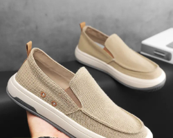 男士休閒帆布鞋