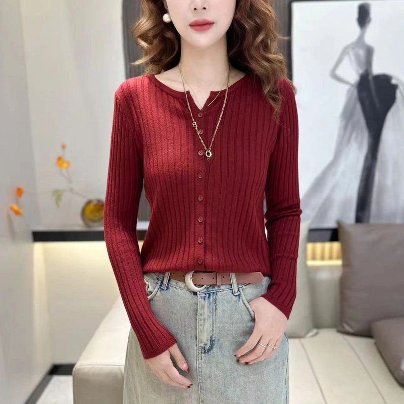 韓版長袖針織衫